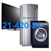 Срочный Ремонт  холодильников, стиральных машин, телевизоров 21-420-24
