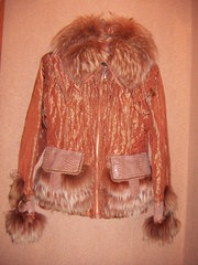 куртка коричневая зимняя